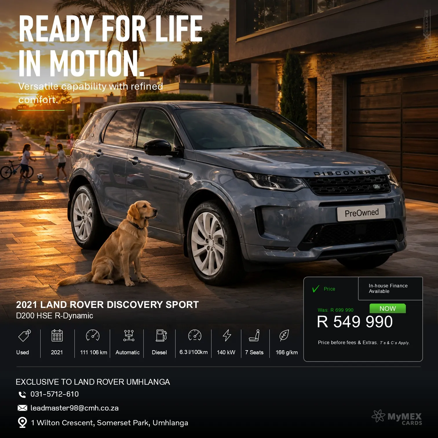 2021 Land Rover Discovery Sport D200 HSE R-Dynamic