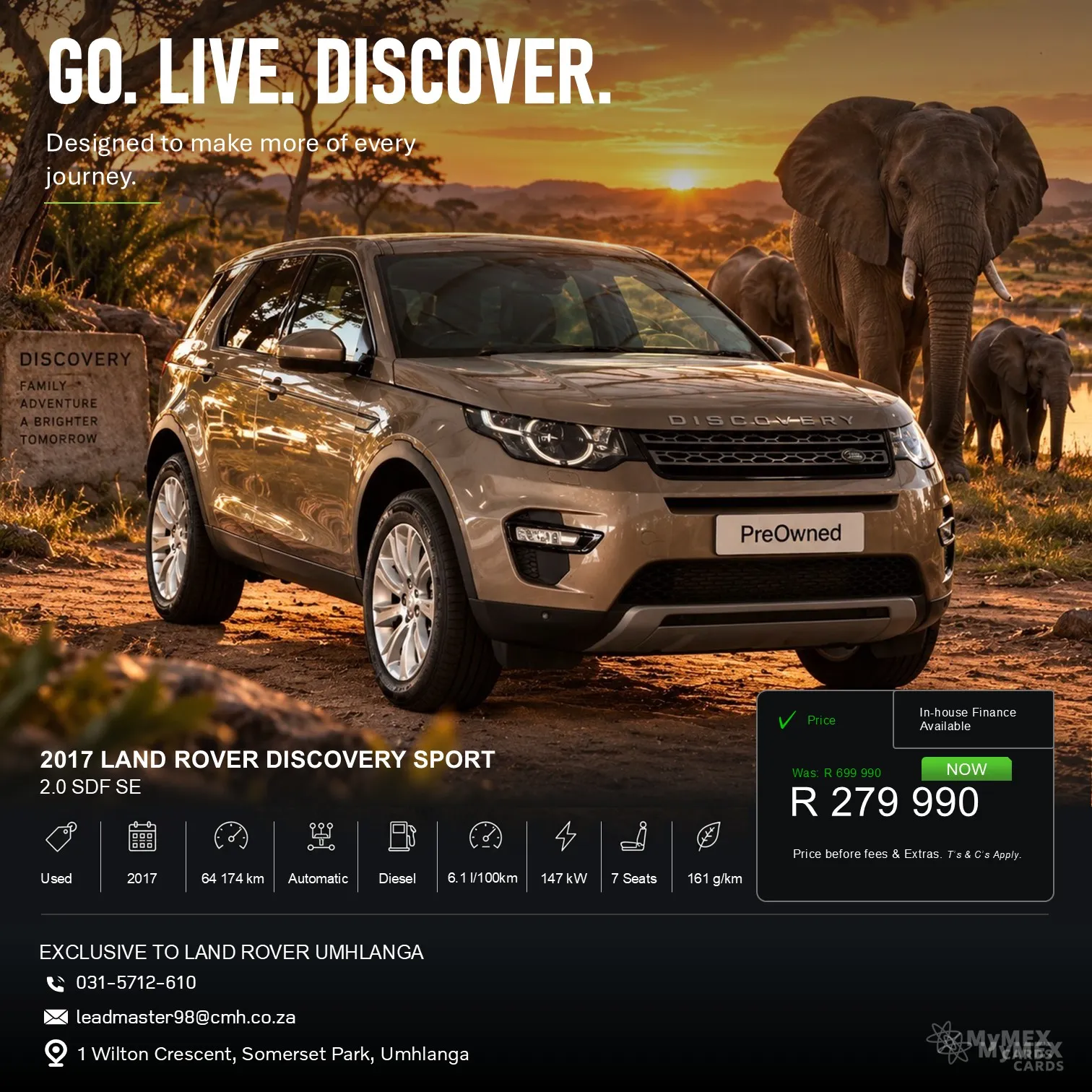 2017 Land Rover Discovery Sport 2.0 SDF SE