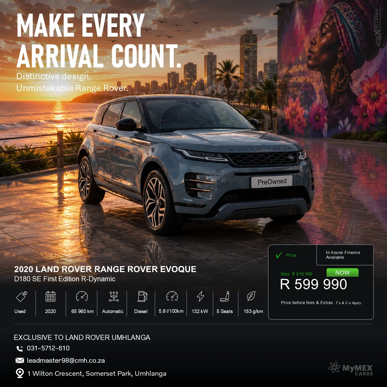 2020 Land Rover Range Rover Evoque D180 SE First Edition R-Dynamic