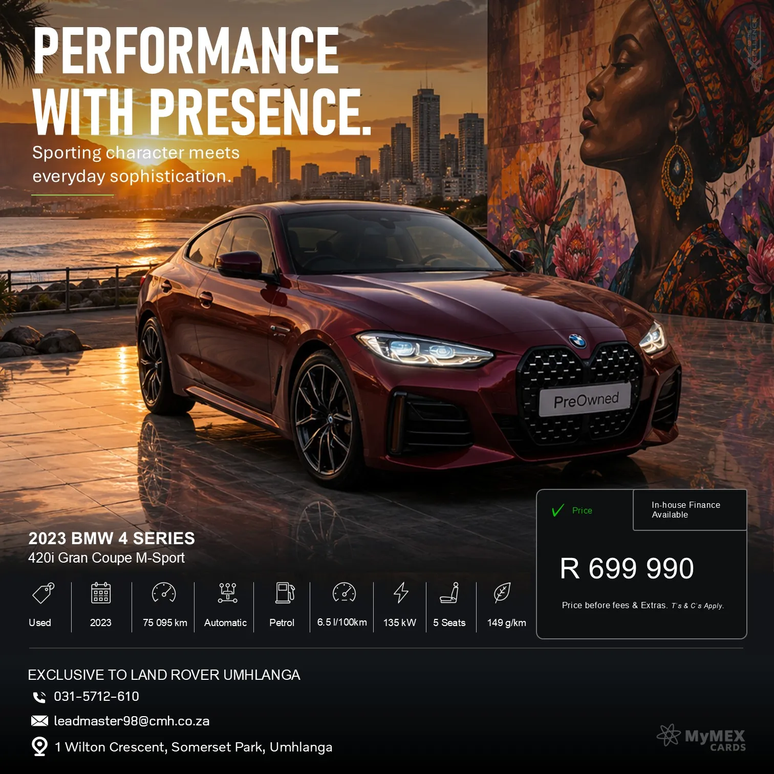2023 BMW 4 Series 420i Gran Coupe M-Sport