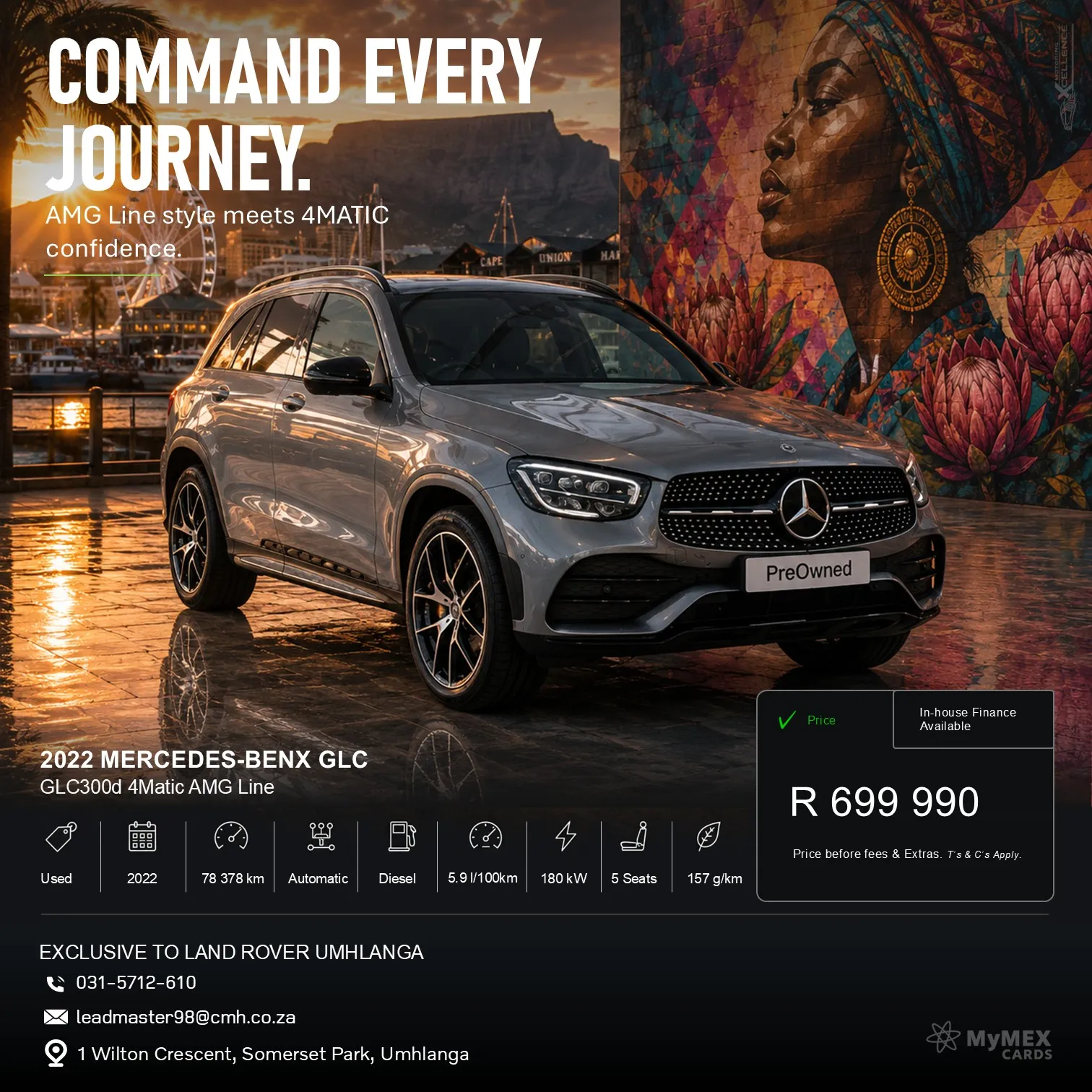 2022 Mercedes-Benz GLC300d 4Matic AMG Line