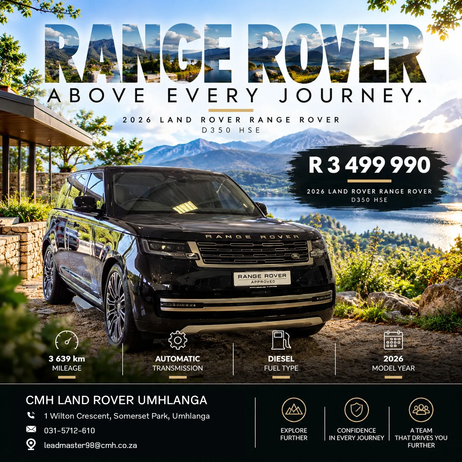 2026 Land Rover Range Rover D350 HSE