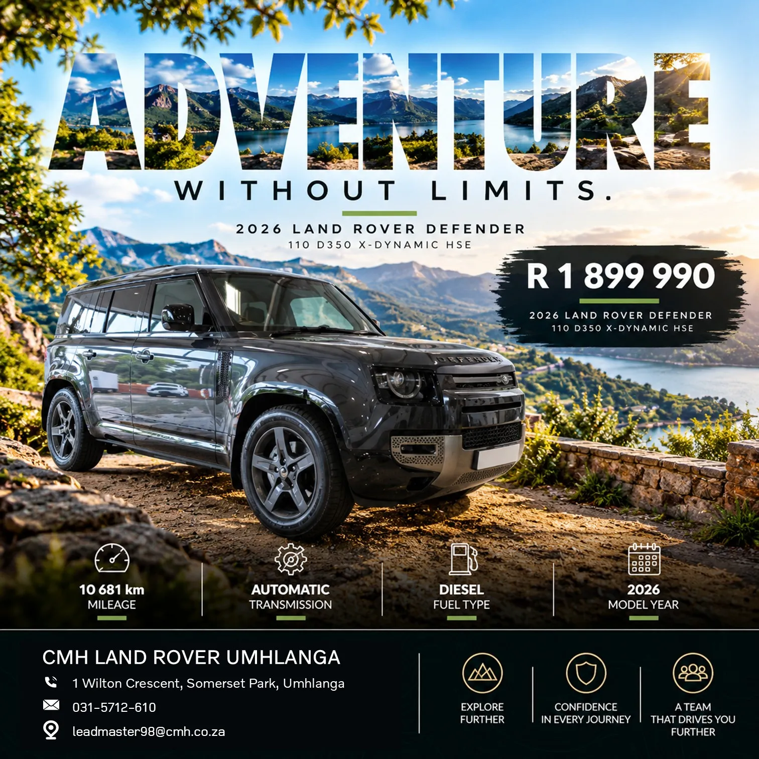 2026 Land Rover Defender 110 D350 X-Dynamic HSE