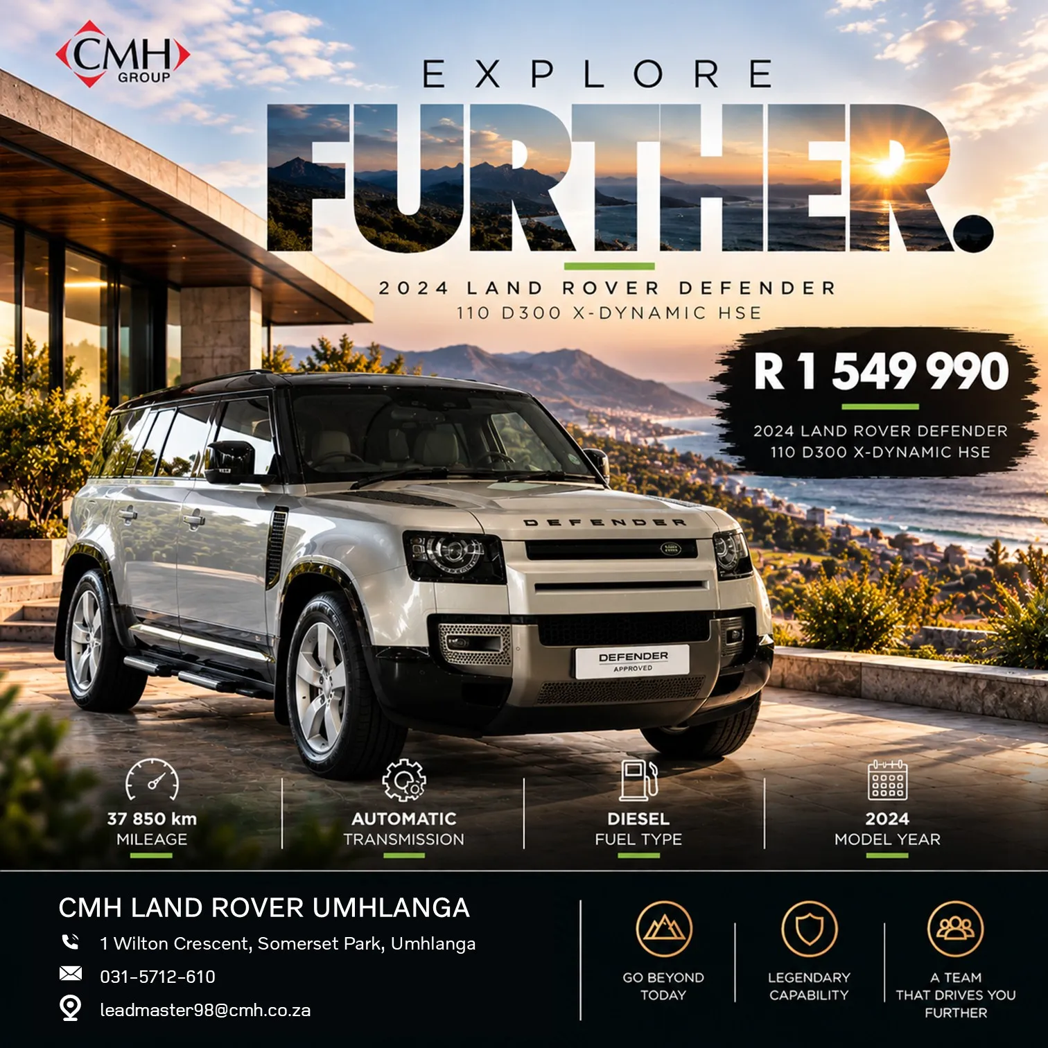 2024 Land Rover Defender 110 D300 X-Dynamic HSE