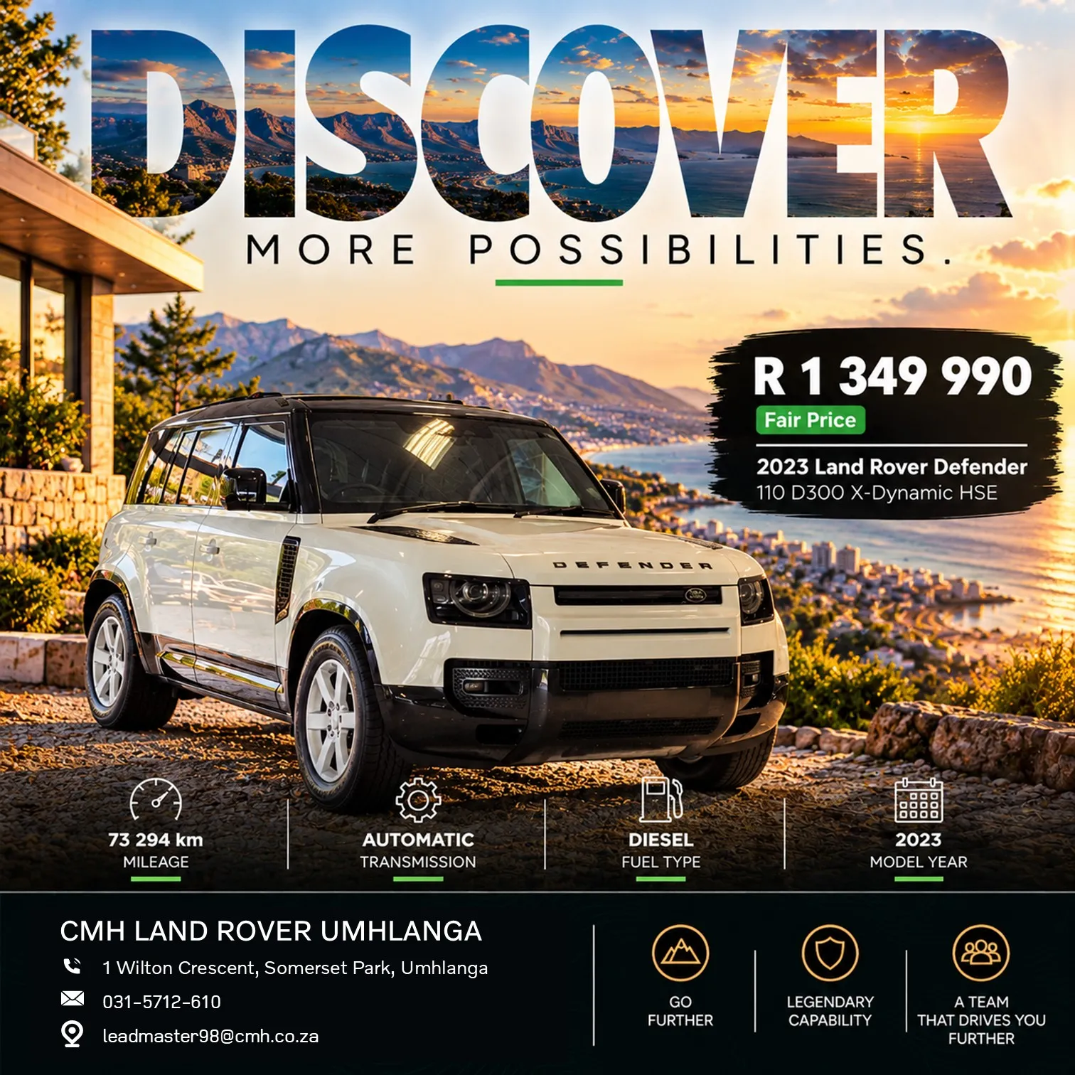 2023 Land Rover Defender 110 D300 X-Dynamic HSE
