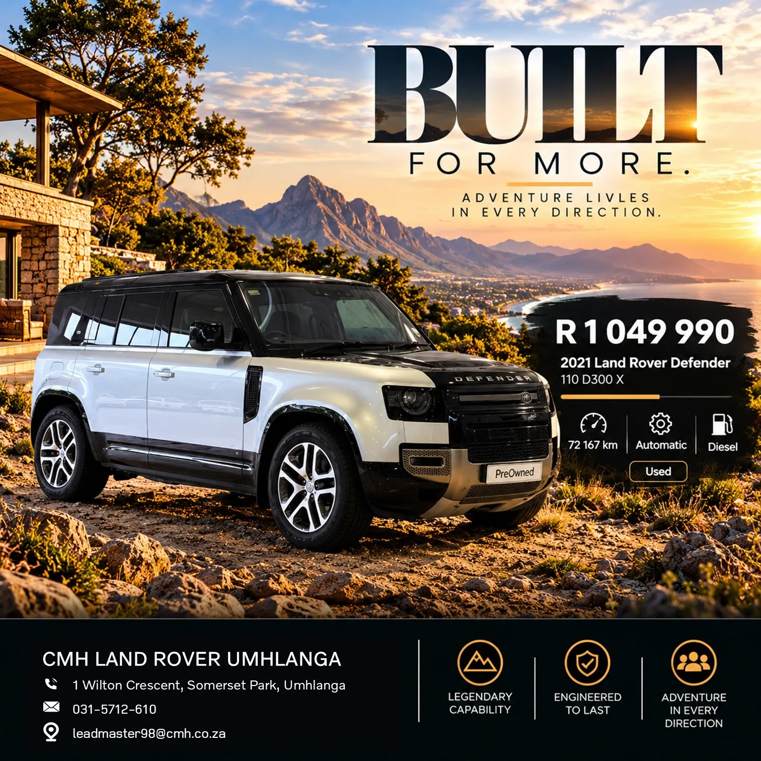 2021 Land Rover Defender 110 D300 X