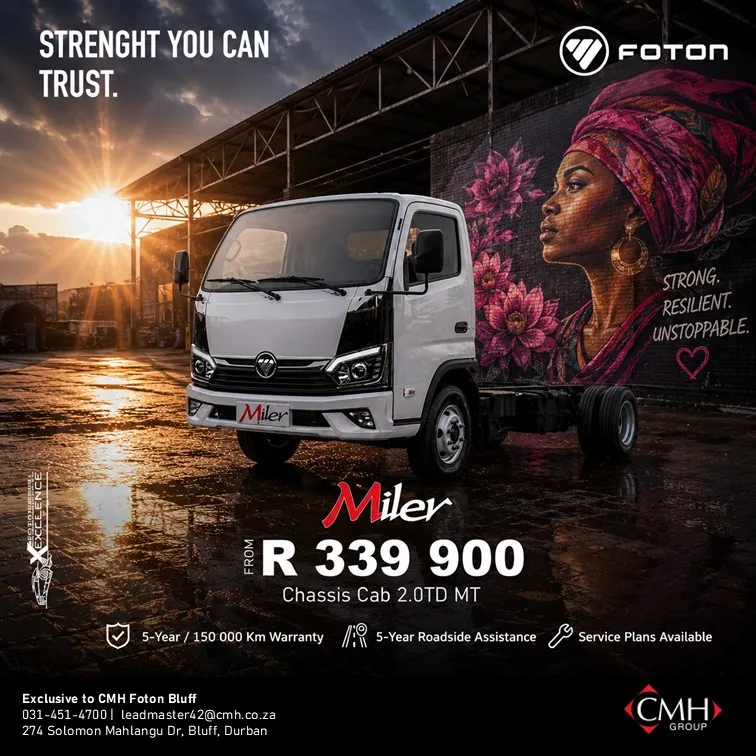 Foton Miler Chassis Cab 2.0TD MT