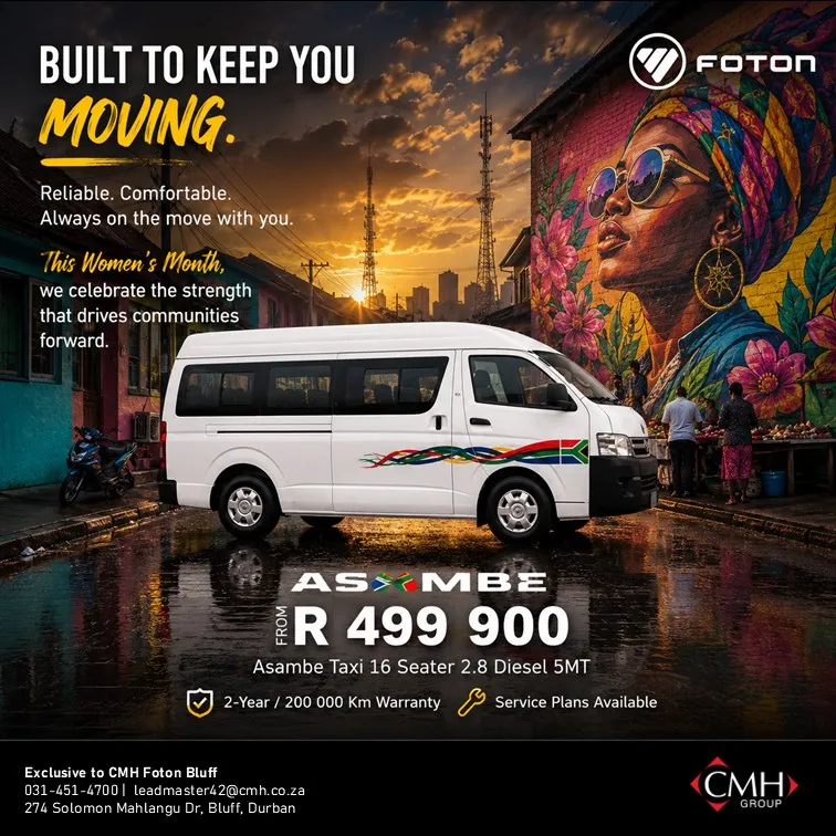 Foton Asambe Taxi 16 Seater 2.8 Diesel 5MT