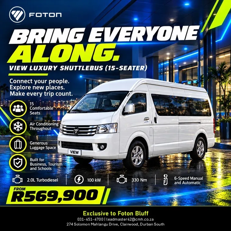 Foton View Luxury Shuttlebus