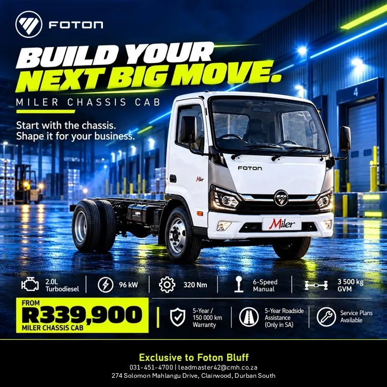 Foton Miler Chassis Cab