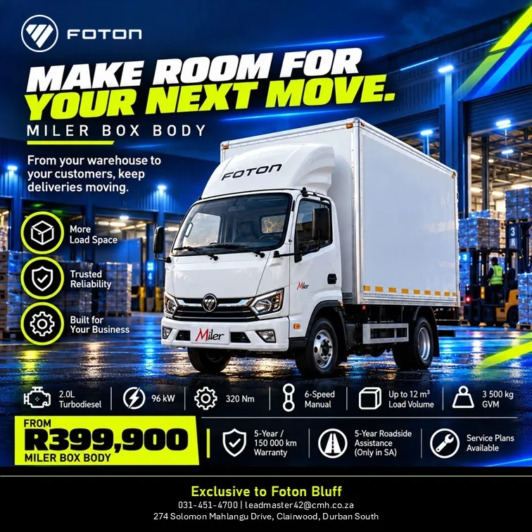 Foton Miler Box Body