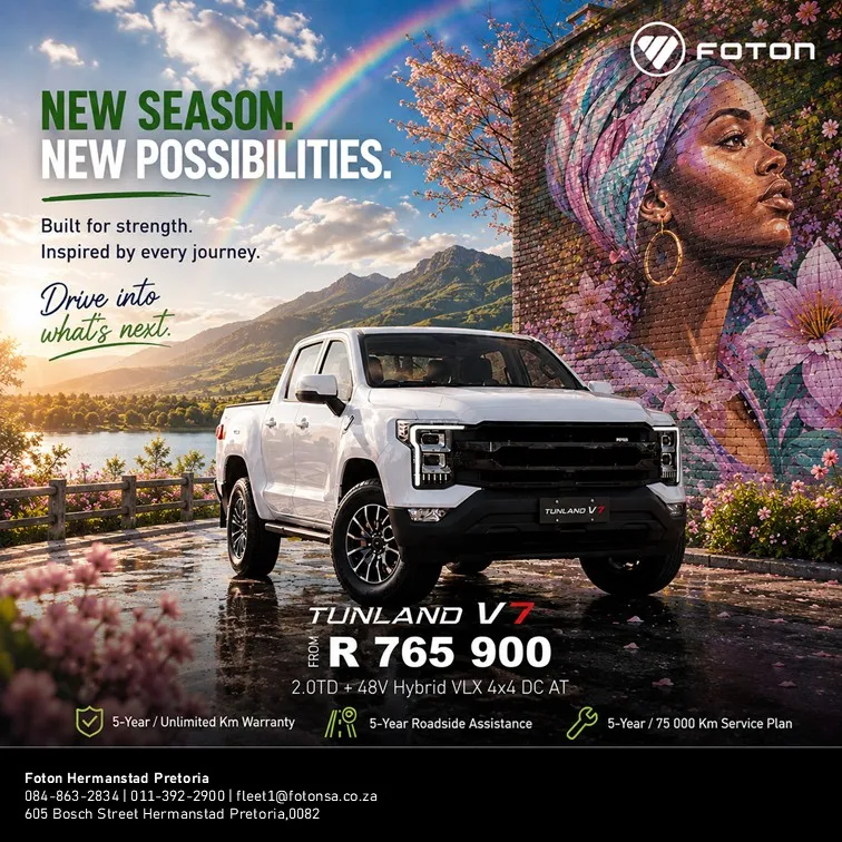 Foton South Africa header
