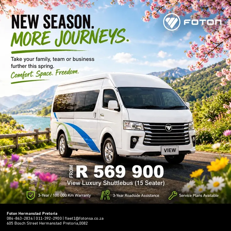 Foton View Luxury Shuttlebus