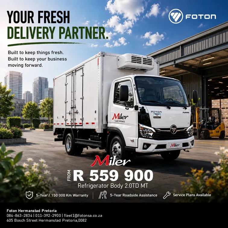 Foton Miler Refrigerator Body 2.0TD MT