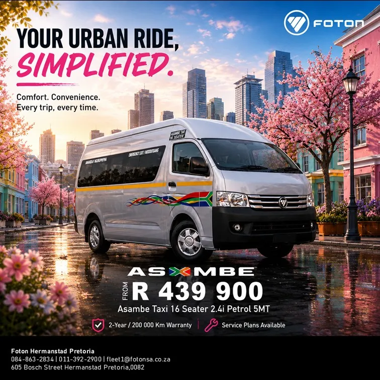 Foton Asambe Taxi 16 Seater