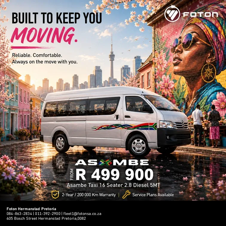 Foton Asambe Taxi 16 Seater 2.8 Diesel 5MT