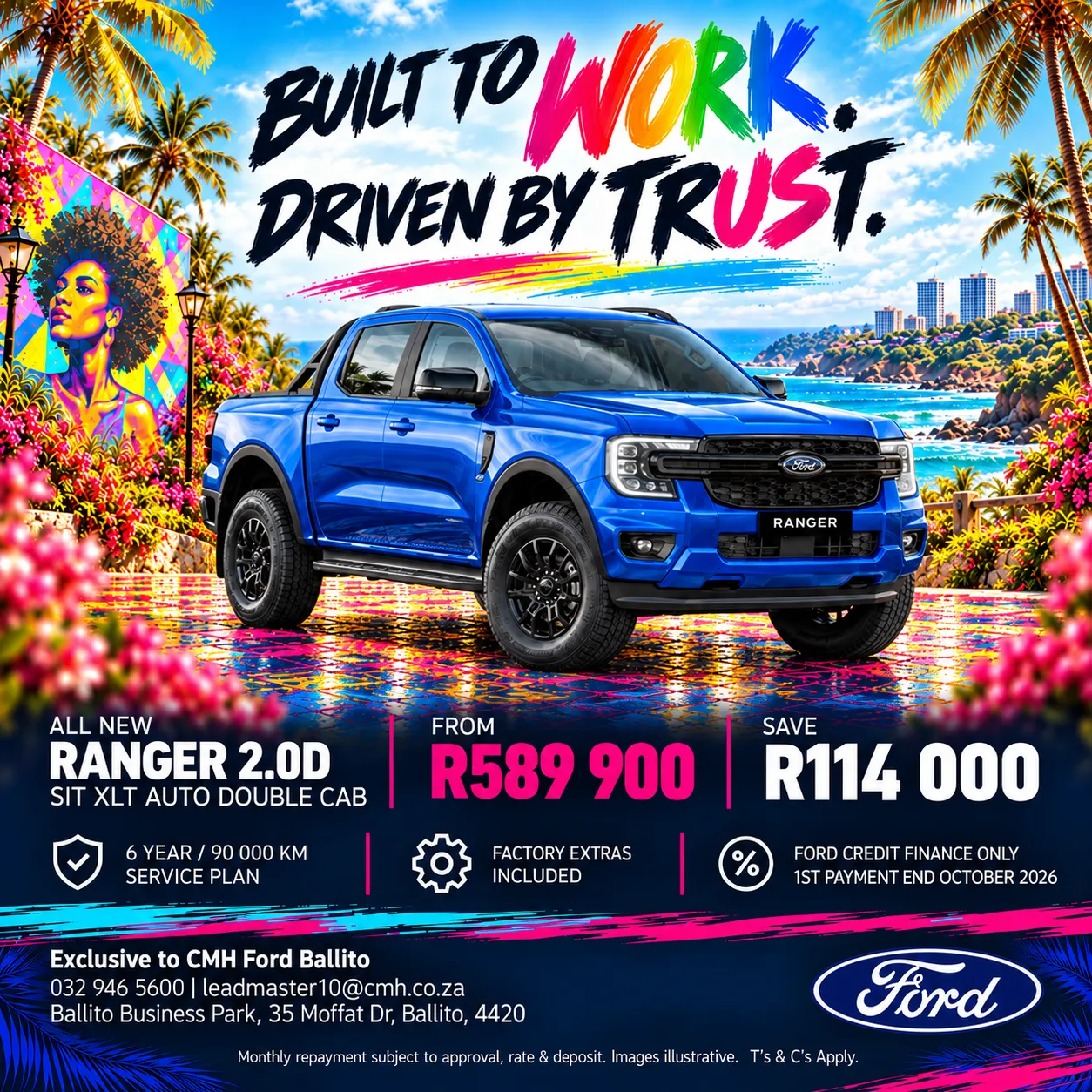 Ford Ranger 2.0D SiT XLT Auto Double Cab